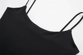 TRAF White Black Body Woman 2024 Sleeveless Tight Bodysuit Lingerie Sexy Woman Bodys Bodycon Backless Bodysuit Women Summer Tops - Lena & Miles Exquisite Boutique LLC.