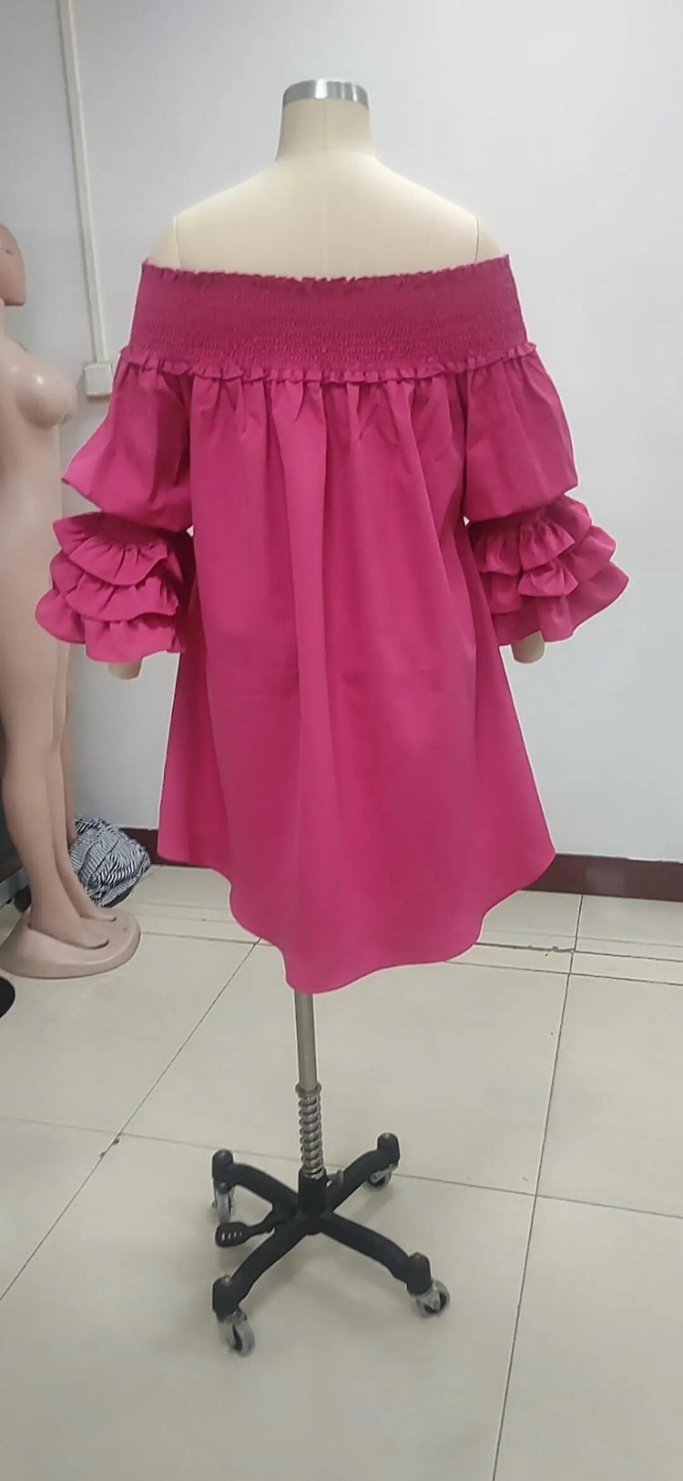 CM.YAYA Chic Women Cascading Ruffles Petal - Lena & Miles Exquisite Boutique LLC.