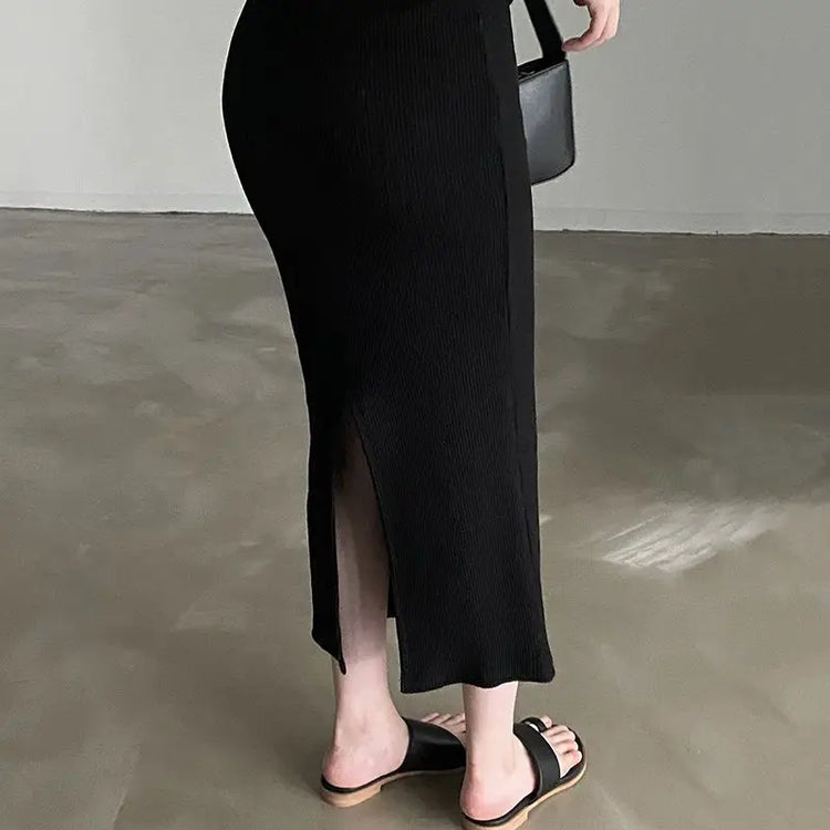 Temperament Square Neck Long Dress - Lena & Miles Exquisite Boutique LLC.