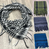 Classical Headwrap Shemagh Scarf for Sun Protections Arab Keffiyeh Headscarf Arabian Dubai Headcover Ethnic Hijab Shawl - Lena & Miles Exquisite Boutique LLC.