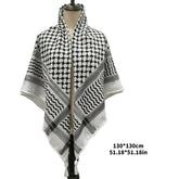 Fringed Arab Scarf Shemagh Head Wrap Arabian - Lena & Miles Exquisite Boutique LLC.