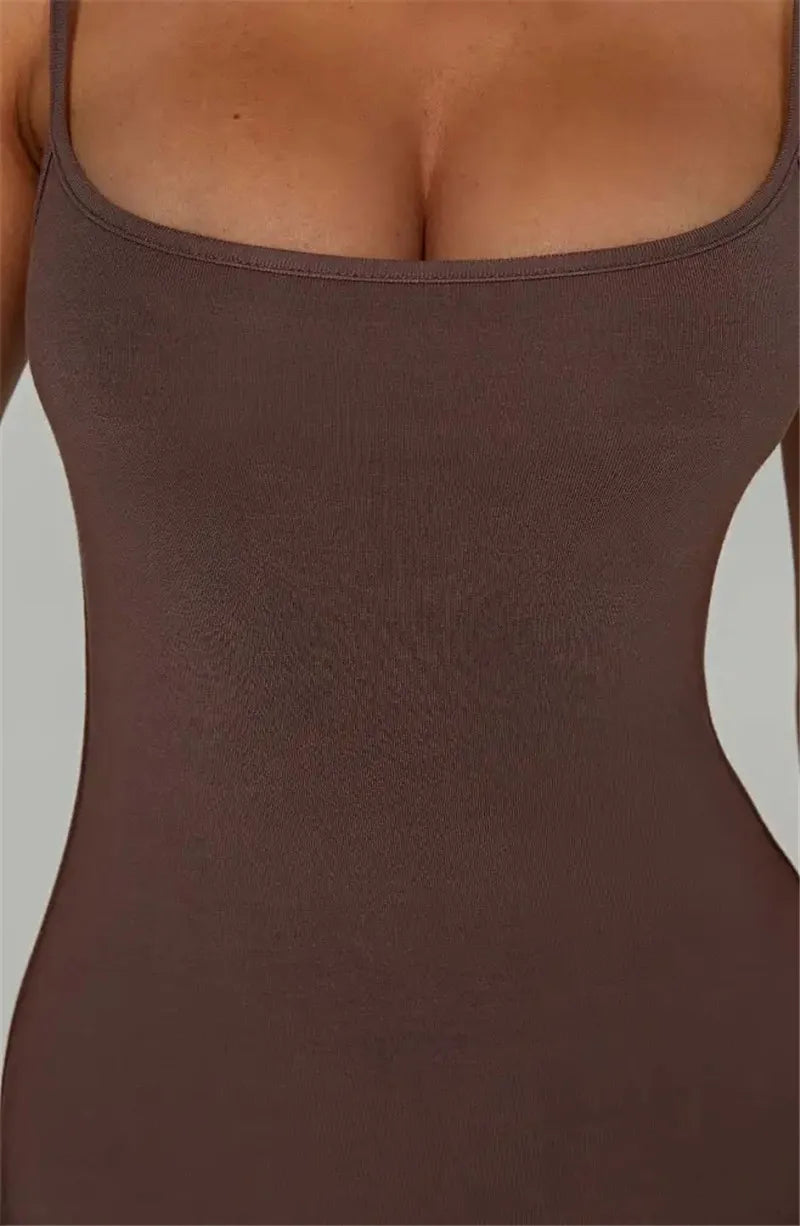 Mozision Spaghetti Strap Backless Bodycon - Lena & Miles Exquisite Boutique LLC.