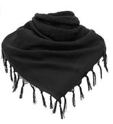 136X133CM Tactical Desert Shemagh Keffiyeh Arab Tessel Scarf Wrap Outdoor Windproof Dustproof Face Protective Scarf Men Women - Lena & Miles Exquisite Boutique LLC.