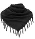 136X133CM Tactical Desert Shemagh Keffiyeh Arab Tessel Scarf Wrap Outdoor Windproof Dustproof Face Protective Scarf Men Women - Lena & Miles Exquisite Boutique LLC.