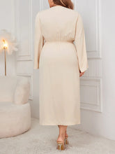 GIBSIE Plus Size Solid V-neck Twist Front - Lena & Miles Exquisite Boutique LLC.