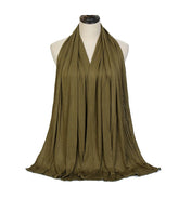 Modal Cotton Jersey Hijab Scarf Long Muslim - Lena & Miles Exquisite Boutique LLC.