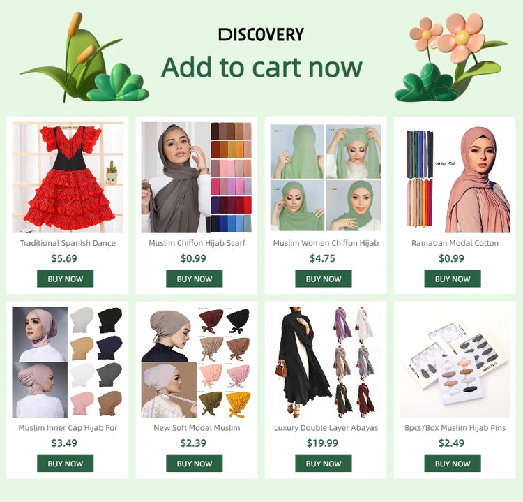 Muslim Chiffon Hijab Scarf Women Long Solid - Lena & Miles Exquisite Boutique LLC.