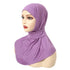 Classical Islam Women Ready To Wear Snap Fastener Hijabs For Woman Full Cover Head Wraps Scarf Turban Caps Turbante Mujer - Lena & Miles Exquisite Boutique LLC.