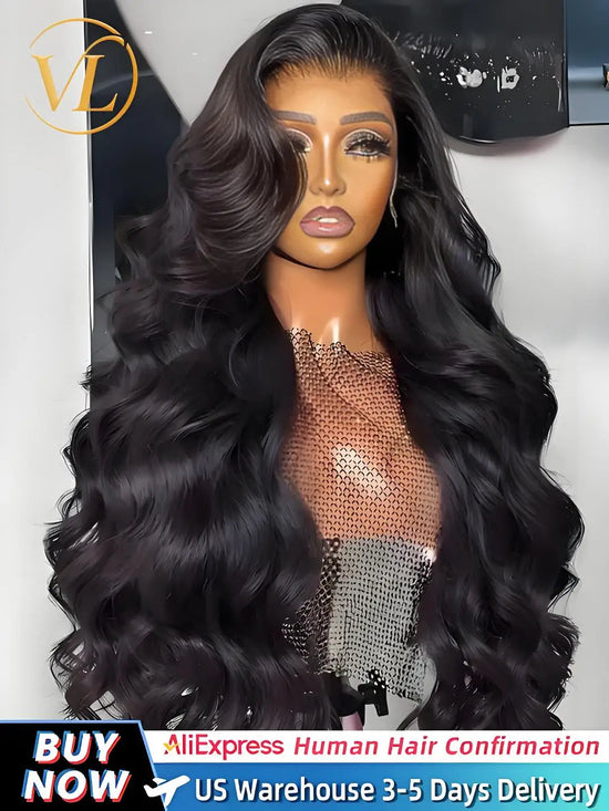 40 Inch Body Wave Human Hair Front Wig 13x6 13x4 Hd Lace Transparent Frontal wig Pre Plucked Brazilian Human Hair Wigs For Women