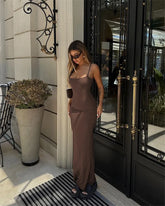 Mozision Spaghetti Strap Backless Bodycon - Lena & Miles Exquisite Boutique LLC.