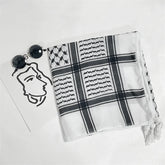 Arab Head Scarf Keffiyeh Middle Desert Shemagh Wrap Muslim Headwear Arabian Costume Scarf For Man - Lena & Miles Exquisite Boutique LLC.