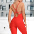 Women Yoga Jumpsuit Backless Workout Catsuit Bodysuit Sleeveless Gym Bodycon Romper Sportswear Fitness Yoga Suit Sexy Sport Set - Lena & Miles Exquisite Boutique LLC.