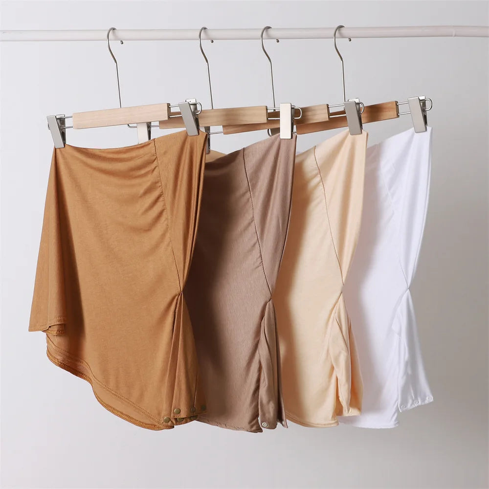 Classical Islam Women Ready To Wear Snap Fastener Hijabs For Woman Full Cover Head Wraps Scarf Turban Caps Turbante Mujer - Lena & Miles Exquisite Boutique LLC.