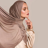 Modal Cotton Jersey Hijab Scarf Long Muslim - Lena & Miles Exquisite Boutique LLC.