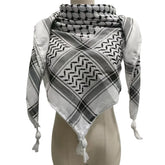 Fringed Arab Scarf Shemagh Head Wrap Arabian - Lena & Miles Exquisite Boutique LLC.