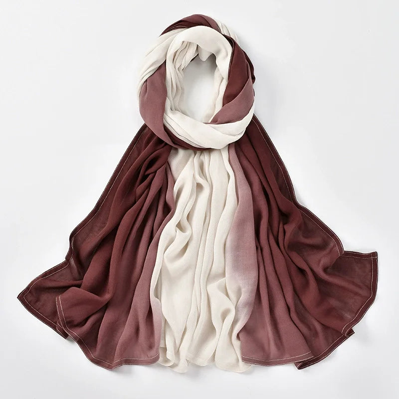 2024 Premium Gradient Rayon Modal Hijabs - Lena & Miles Exquisite Boutique LLC.