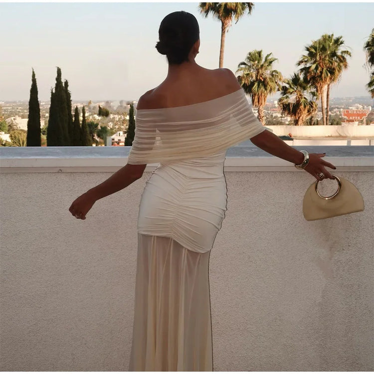 Elegant Dress Women Slim Sexy See Through - Lena & Miles Exquisite Boutique LLC.