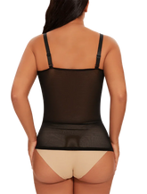 MISSMOLY Women Built in bra Shapewear Camisole Tummy Control Body Shaper Slimming Underwear Compression Corset Bustier Tank Tops - Lena & Miles Exquisite Boutique LLC.