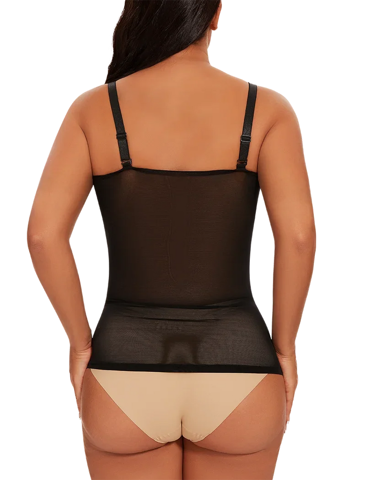 MISSMOLY Women Built in bra Shapewear Camisole Tummy Control Body Shaper Slimming Underwear Compression Corset Bustier Tank Tops - Lena & Miles Exquisite Boutique LLC.