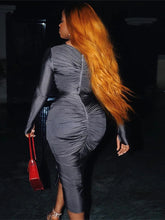 Weird Puss Floral Tassel Women Dress Ruched - Lena & Miles Exquisite Boutique LLC.