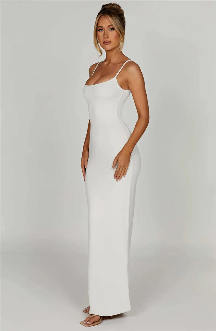 Mozision Spaghetti Strap Backless Bodycon - Lena & Miles Exquisite Boutique LLC.