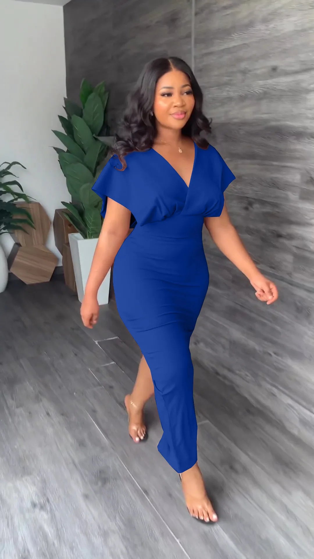 CM.YAYA Vintage Women Batwing Short Sleeve - Lena & Miles Exquisite Boutique LLC.