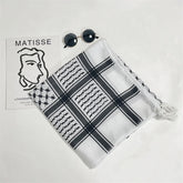 Fashion Printed Cotton Headscarf Middle East Dubai Türkiye Headband Muslim Women Hijab Islam Scarf Female Long Turban - Lena & Miles Exquisite Boutique LLC.