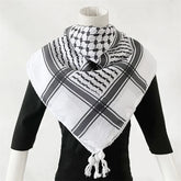 Fashion Printed Cotton Headscarf Middle East Dubai Türkiye Headband Muslim Women Hijab Islam Scarf Female Long Turban - Lena & Miles Exquisite Boutique LLC.