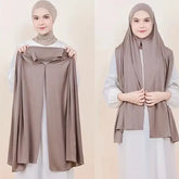 Easy To Wear Jersey Hijab Scarf Solid Color - Lena & Miles Exquisite Boutique LLC.