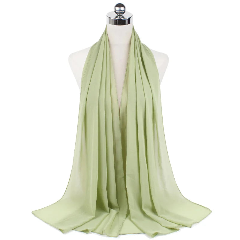 Women Muslim Chiffon Hijab Shawls Scarf - Lena & Miles Exquisite Boutique LLC.