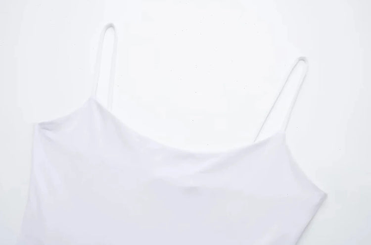 TRZA-Skinny Bodysuits for Women, Backless, Thin Straps, Snap-button, Female Playsuits, Sexy Fashion - Lena & Miles Exquisite Boutique LLC.