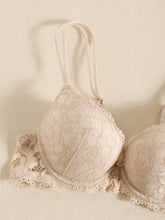 Romantic Lace Embroidery Lingerie Set - Soft & Breathable Push-Up Bra with Sheer Panty - Perfect Seductive Valentines Gift for Her - Womens Comfortable Intimate Wear - Lena & Miles Exquisite Boutique LLC.