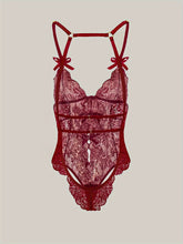 Sexy Floral Lace Sleeveless Teddy Bodysuit - Deep V Backless, Seductive Lingerie, Soft Comfortable Fabric, Perfect for Romantic Nights, Honeymoon, Anniversary, and Bachelorette Party - Womens Underwear for Confidence Boost - Lena & Miles Exquisite Boutique LLC.