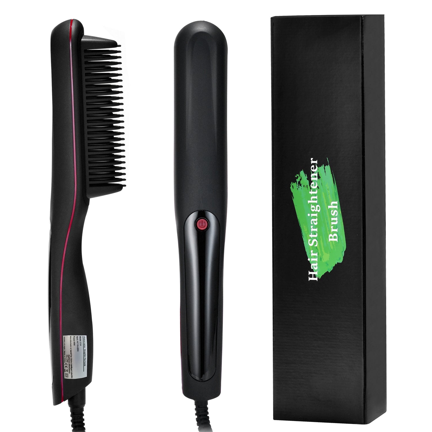 Classic Three In One Electric Comb, Straight Hair Brush, Women&