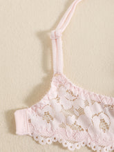 Romantic Lace Embroidery Lingerie Set - Soft & Breathable Push-Up Bra with Sheer Panty - Perfect Seductive Valentines Gift for Her - Womens Comfortable Intimate Wear - Lena & Miles Exquisite Boutique LLC.