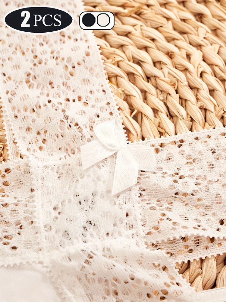 High Waist Criss Cross Floral Print Semi-Sheer Thong Panties - Strappy Lace Women&