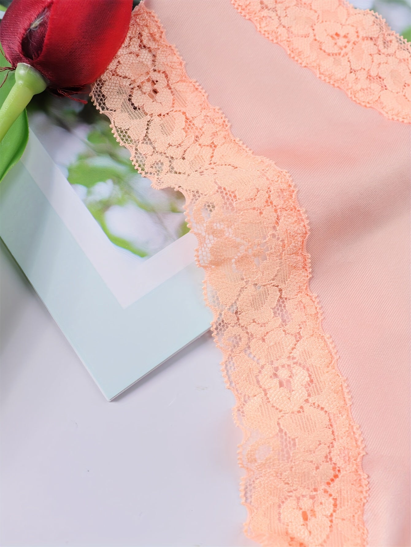 Adorable Heart Print Hipster Panties with Festive Lace Trim - Low Waist, Soft & Comfortable Intimates for Women - Perfect Kings Day Lingerie - Lena & Miles Exquisite Boutique LLC.