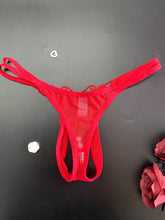 Sexy Butterfly Embroidery Thongs - Sheer Mesh Panties With Open Crotch For Women&