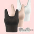 3pcs Comfortable Ribbed Tank Top - Wireless, Detachable Chest Pads, Breathable, Soft, and Seamless Lingerie & Underwear for Women - Casual, Everyday Wear - Lena & Miles Exquisite Boutique LLC.