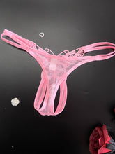 Sexy Butterfly Embroidery Thongs - Sheer Mesh Panties With Open Crotch For Women&