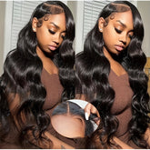 200 Density 13X6 Glueless Wigs Human Hair Pre Plucked Pre Cut Bye Bye Knots 13x6 HD Lace Frontal Wigs Human Hair Body Wave Lace Front Wigs Human Hair For Women 3 Seconds To Wear For Beginners - Lena & Miles Exquisite Boutique LLC.