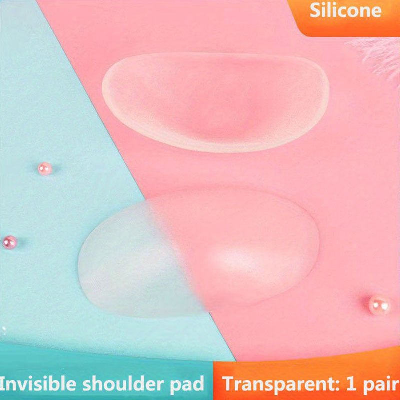 Soft & Invisible Silicone Bra Strap Cushions - Non-Slip, Self-Adhesive, Comfortable Shoulder Pads for Womens Lingerie & Underwear Accessories - Enhance Your Bra Wearing Experience - Lena & Miles Exquisite Boutique LLC.
