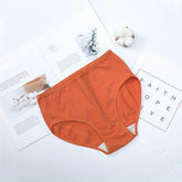 5pcs Simple Solid Briefs, Comfy & Breathable High Waist Stretchy Intimates Panties, Women&