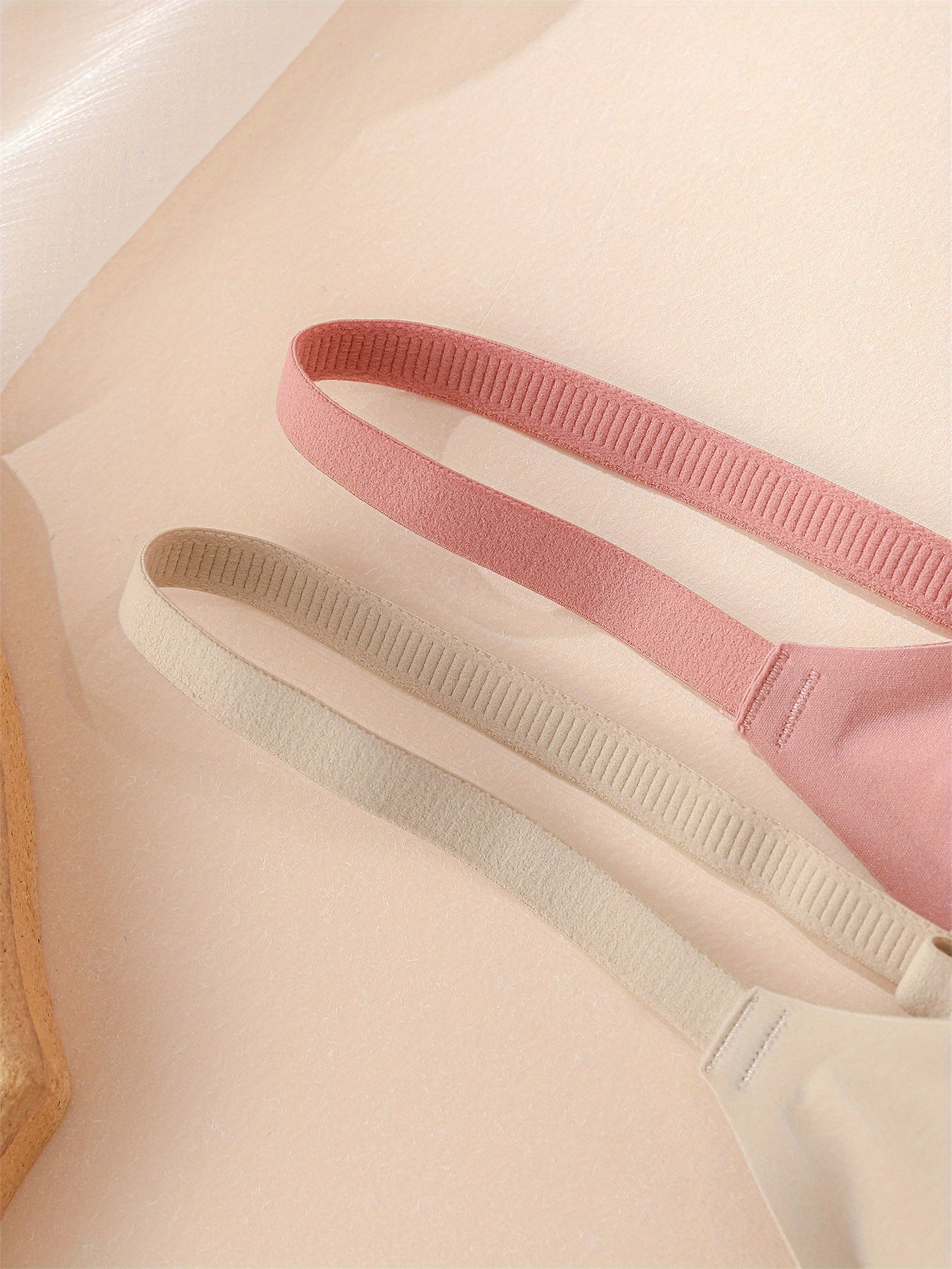 Simple Solid Wireless Bra, Comfy & Breathable Stretch Intimates Bra, Women&