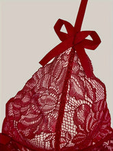 Sexy Floral Lace Sleeveless Teddy Bodysuit - Deep V Backless, Seductive Lingerie, Soft Comfortable Fabric, Perfect for Romantic Nights, Honeymoon, Anniversary, and Bachelorette Party - Womens Underwear for Confidence Boost - Lena & Miles Exquisite Boutique LLC.