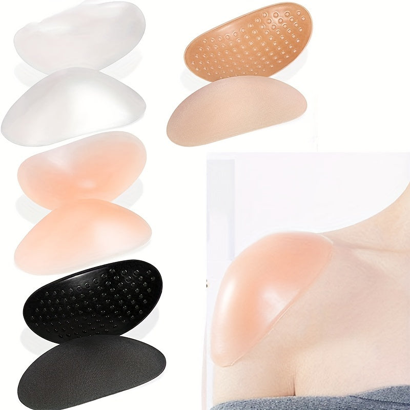 Soft & Invisible Silicone Bra Strap Cushions - Non-Slip, Self-Adhesive, Comfortable Shoulder Pads for Womens Lingerie & Underwear Accessories - Enhance Your Bra Wearing Experience - Lena & Miles Exquisite Boutique LLC.