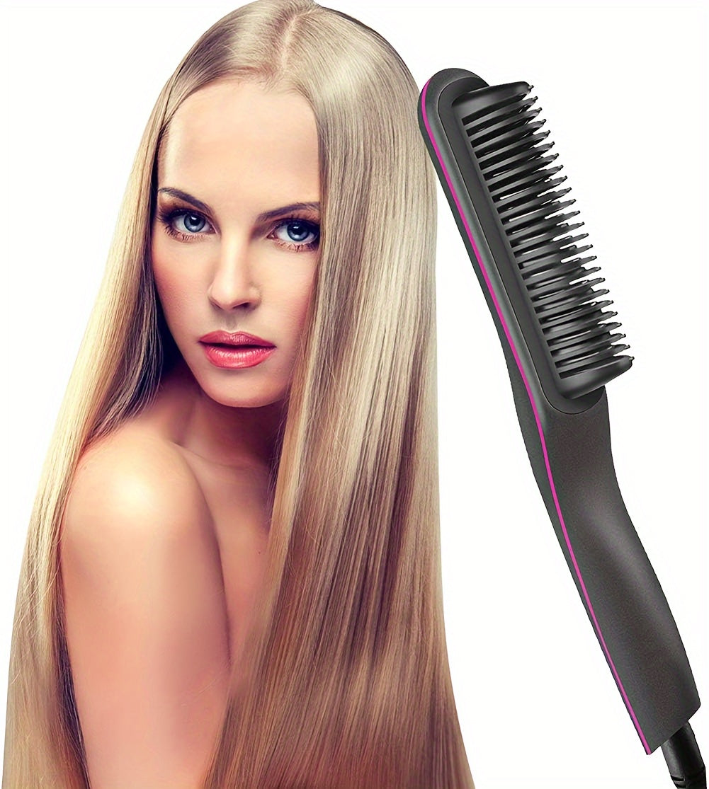 Classic Three In One Electric Comb, Straight Hair Brush, Women&