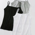 3 Sets Solid Cami Tops, Casual Comfy All-match Top, Women&