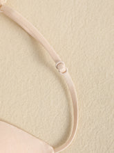 Triangle Cups Front Buckle Bras, Lace Stitching Beauty Back Bra With Removable Pads, Women&