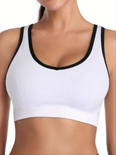 3pcs Criss Cross Back Sports Bras, Comfy & Breathable versatile Fitness Tank Bra, Women&